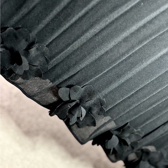 Black Chiffon Cocktail Dress Plus Size - Picture 5 of 8